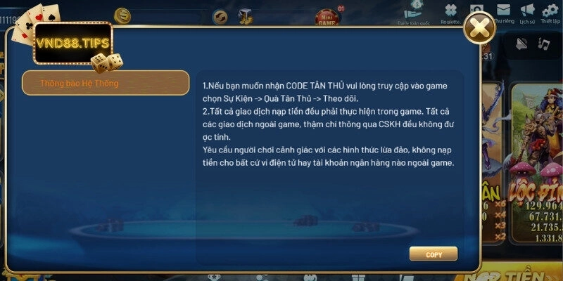 Chi tiết khuyến mãi Vnd88 mà anh em không nên bỏ lỡ