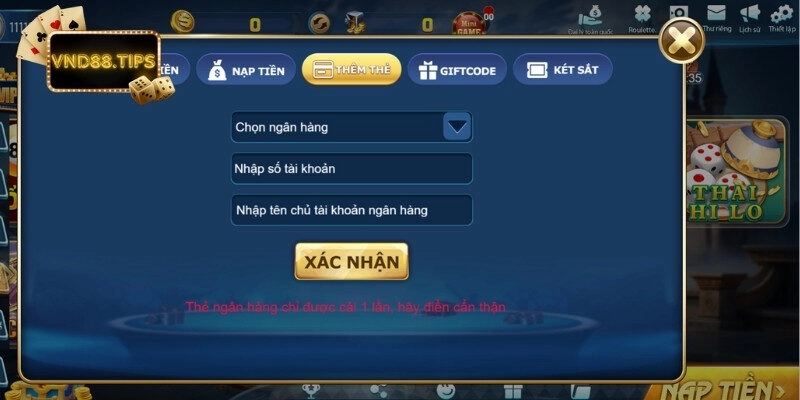 Điều kiện rút tiền vnd88