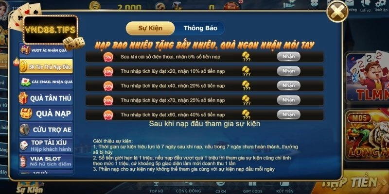 Cập nhật các sản phẩm giải trí hot tại Vnd88